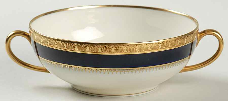 Fontainbleau Cream Flat Cream Soup Bowl by Black Knight-1