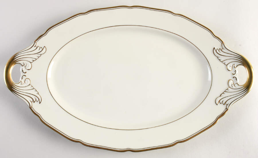 Fortuna 16" Oval Serving Platter by Black Knight-1