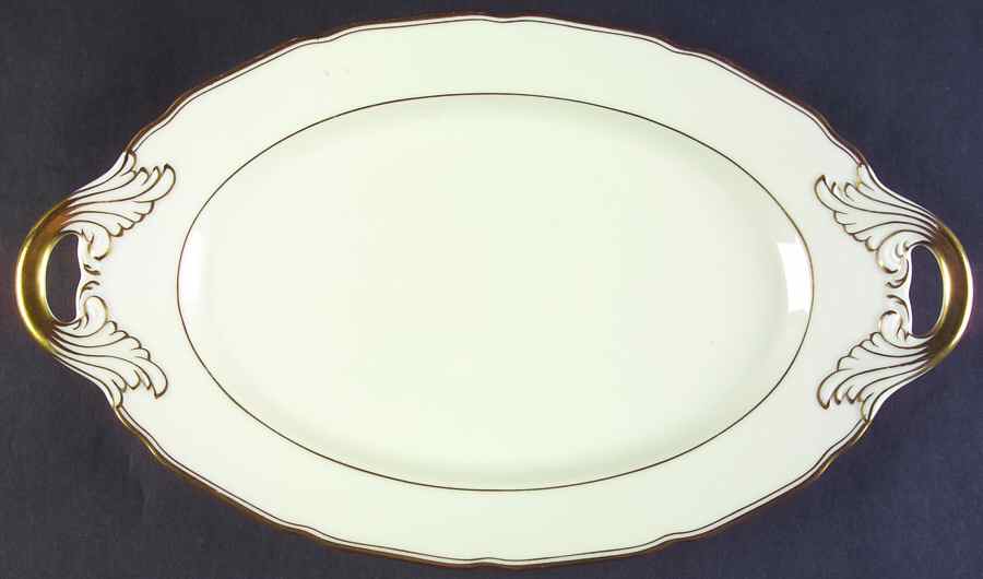 Fortuna 14" Oval Serving Platter by Black Knight-1
