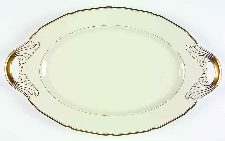 Fortuna 18" Oval Serving Platter by Black Knight-1