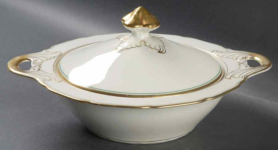 Fortuna Green Round Covered Vegetable by Black Knight-1