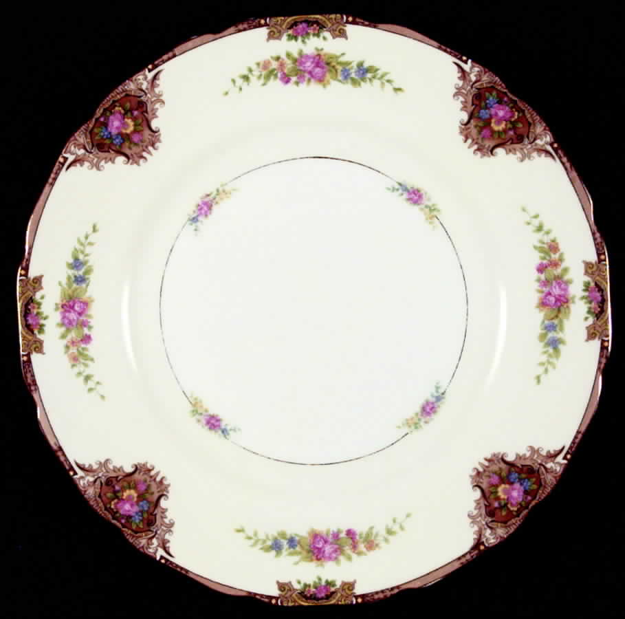 Georgina Brown Dinner Plate by Black Knight-1