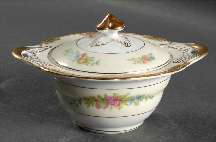 Georgina Brown Sugar Bowl & Lid by Black Knight-1