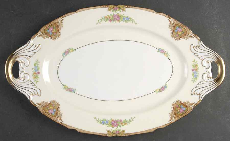 Georgina Brown 16" Oval Serving Platter by Black Knight-1