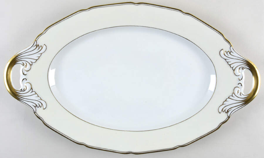 Gilda 18" Oval Serving Platter by Black Knight-1