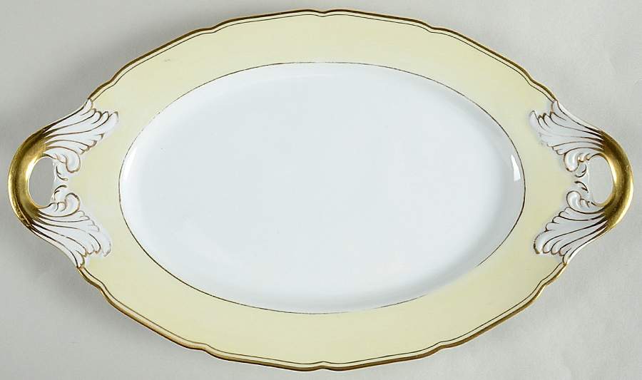 Gilda 16" Oval Serving Platter by Black Knight-1