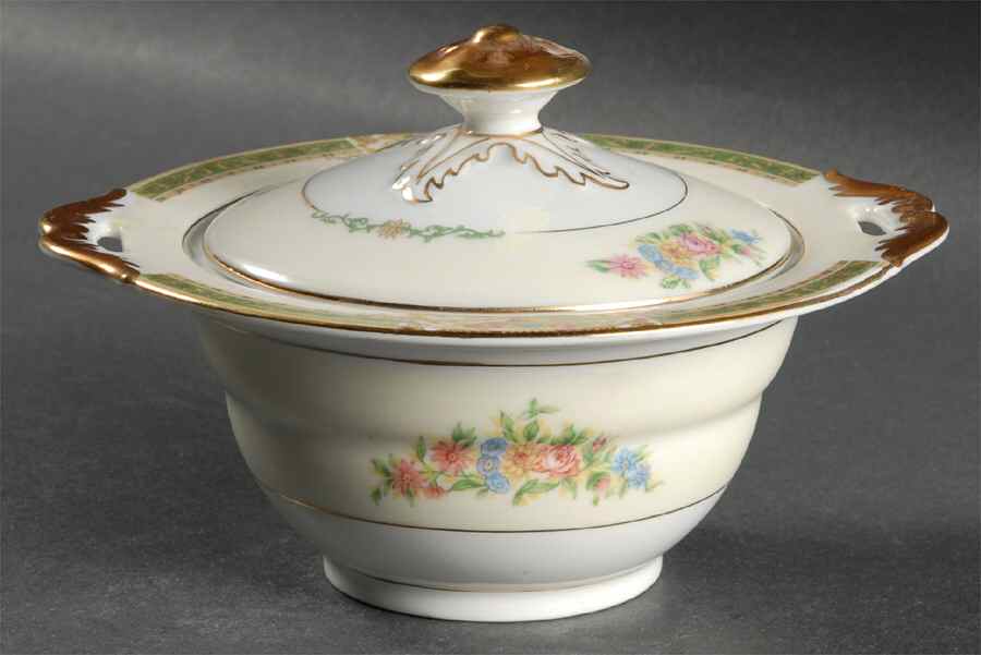 Gloria (Smooth) Sugar Bowl & Lid by Black Knight-1