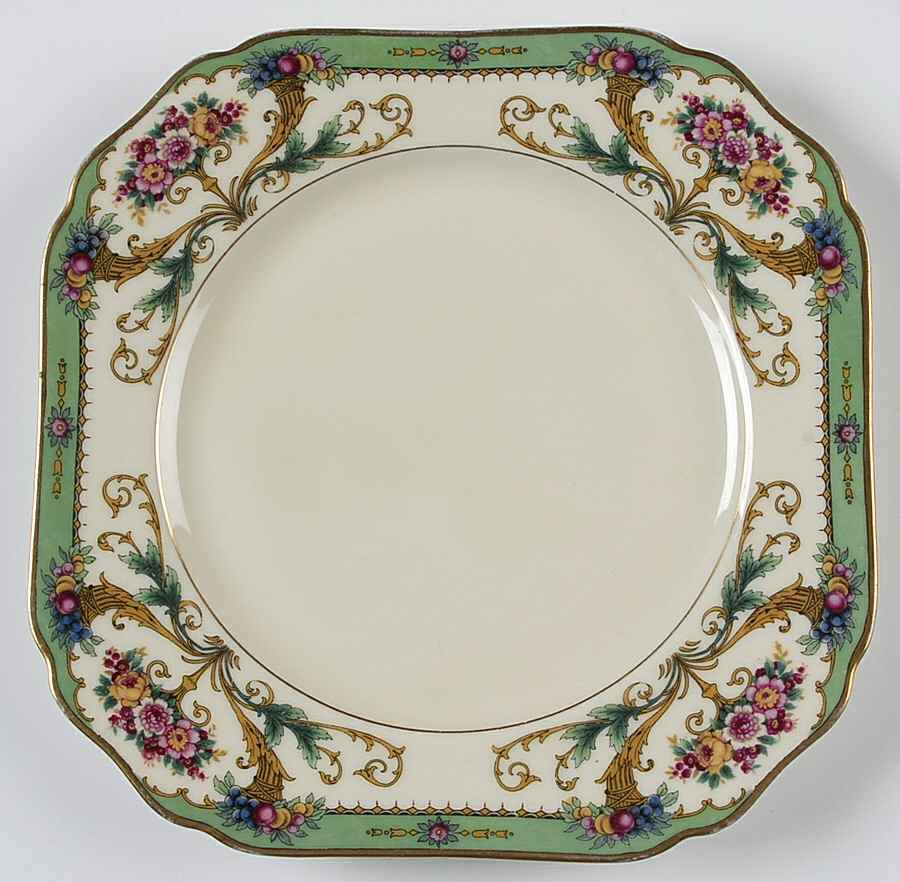 Hathaway Square Salad Plate by Black Knight-1