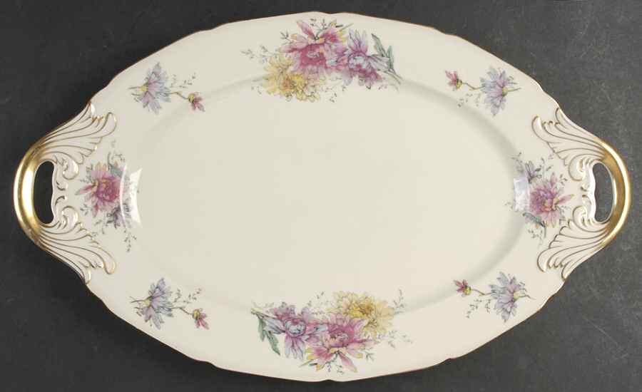 Helena 18" Oval Serving Platter by Black Knight-1