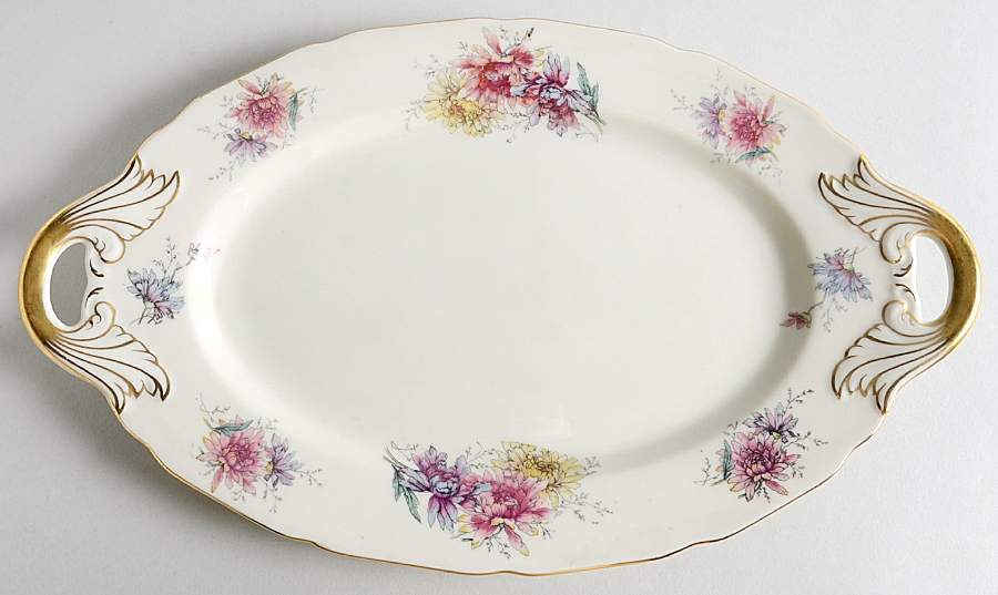 Helena 14" Oval Serving Platter by Black Knight-1