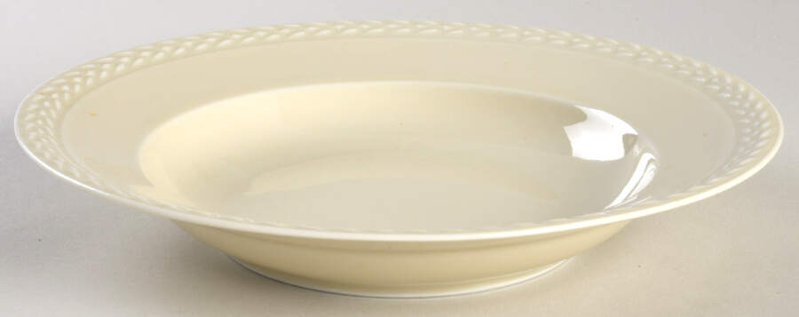 Laurel Rim Soup Bowl by Black Knight-1