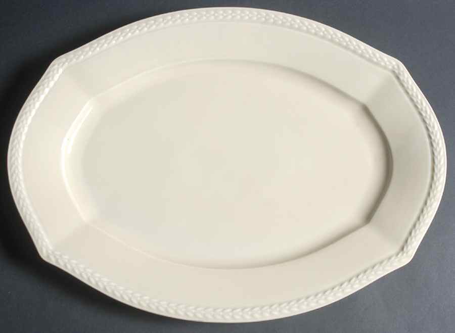 Laurel 16" Oval Serving Platter by Black Knight-1