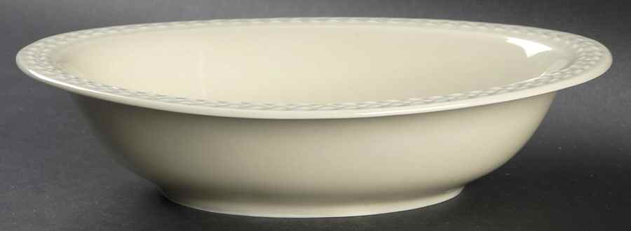 Laurel 9" Oval Vegetable Bowl by Black Knight-1