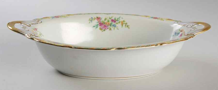 Leonora 11" Oval Vegetable Bowl by Black Knight-1