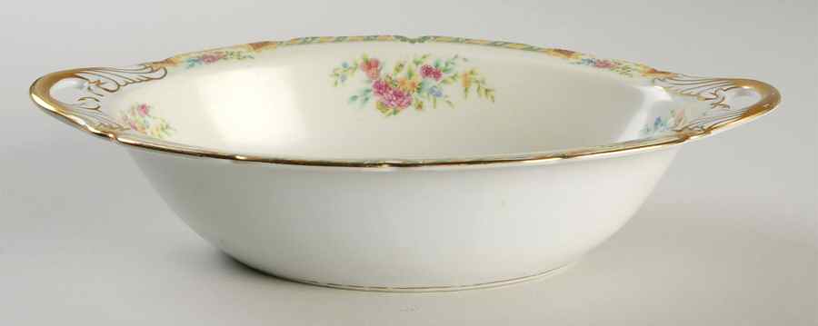 Leonora 10" Oval Vegetable Bowl by Black Knight-1