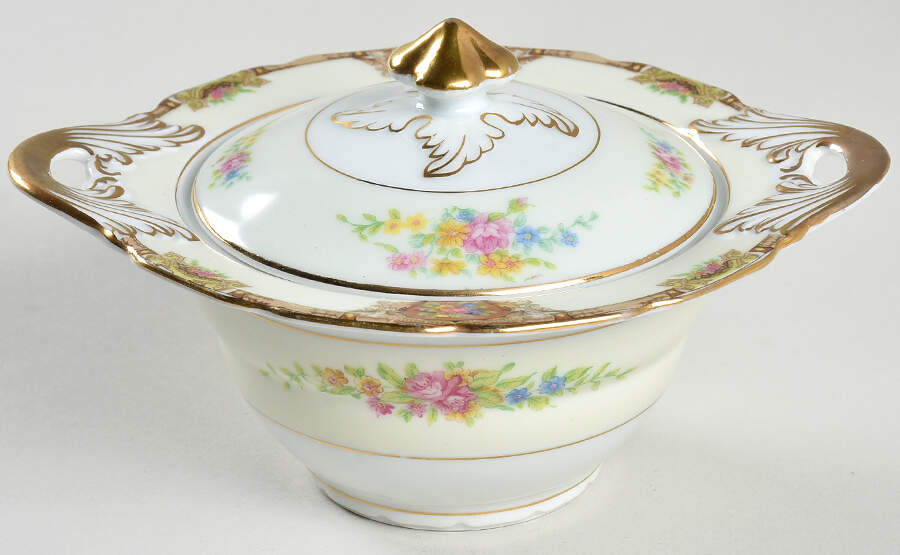 Marcia Brown Sugar Bowl & Lid by Black Knight-1