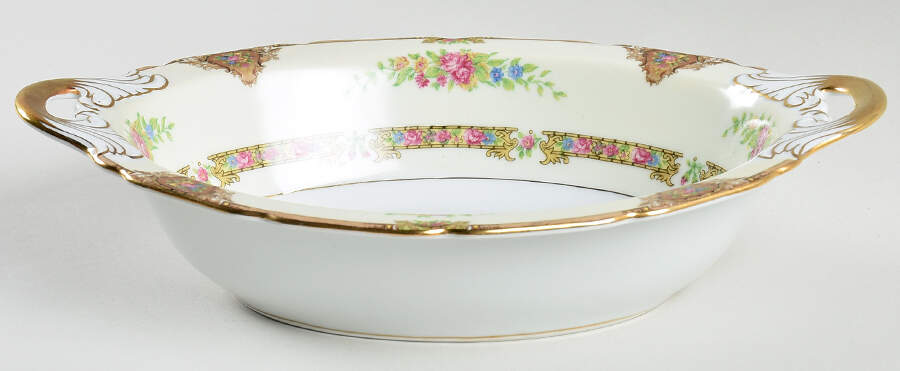 Marcia Brown 11" Oval Vegetable Bowl by Black Knight-1