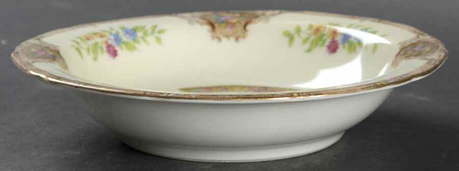 Marcia Brown Rim Fruit/Dessert (Sauce) Bowl by Black Knight-1