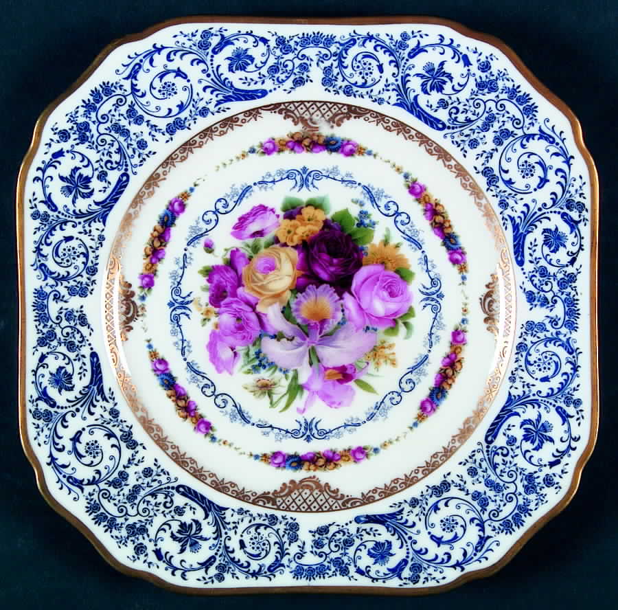Margarite Square Salad Plate by Black Knight-1