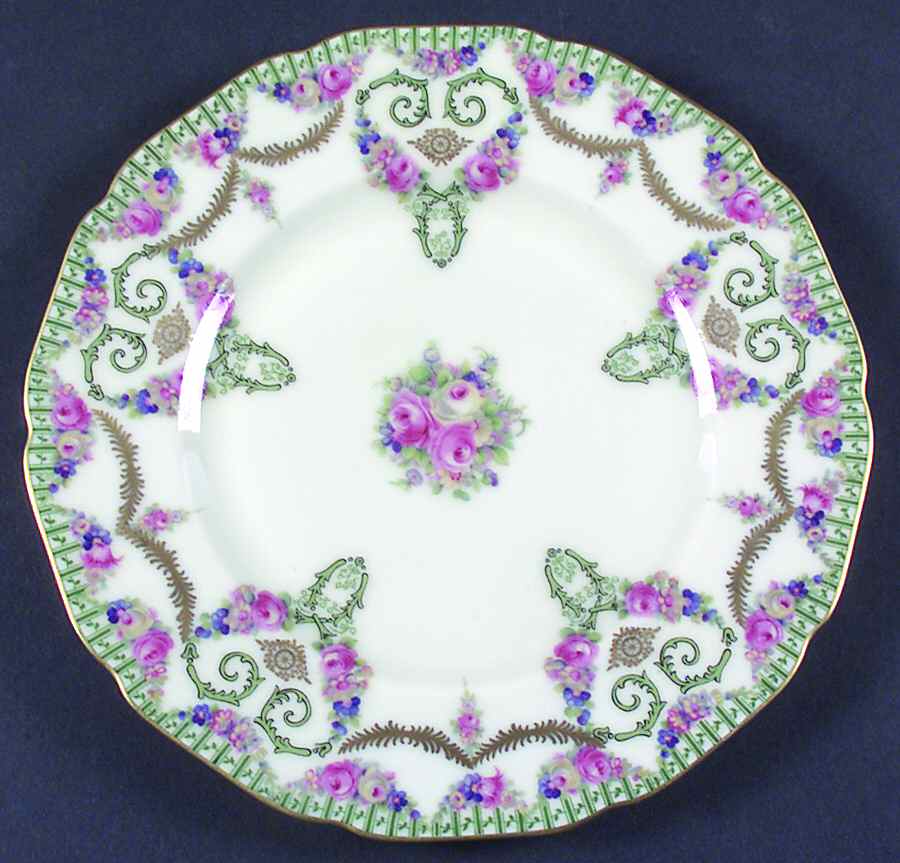 Marjorie Luncheon Plate by Black Knight-1
