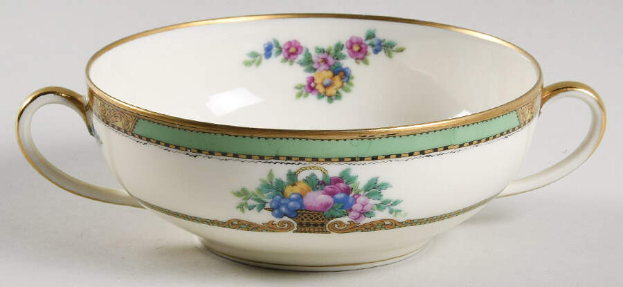 Maytime Flat Cream Soup Bowl by Black Knight-1