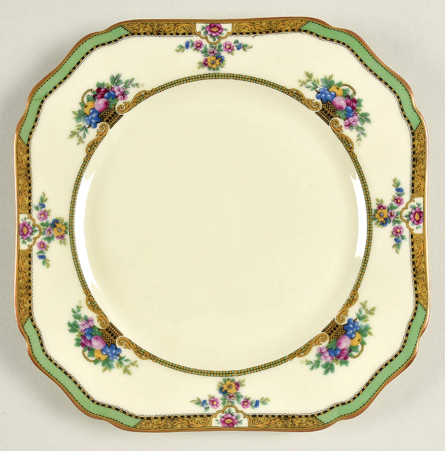 Maytime Square Salad Plate by Black Knight-1