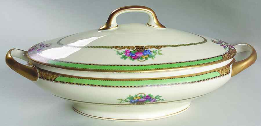 Maytime Oval Covered Vegetable by Black Knight-1