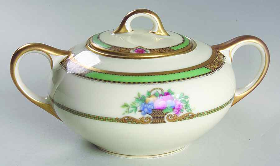 Maytime Sugar Bowl & Lid by Black Knight-1