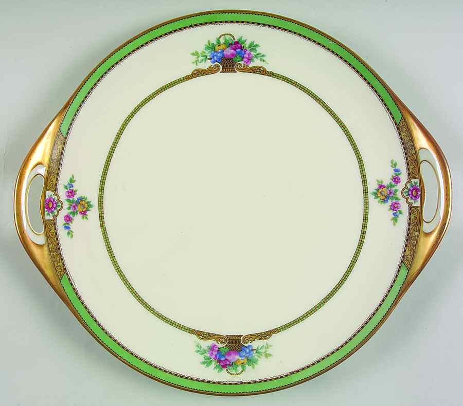 Maytime Handled Cake Plate by Black Knight-1