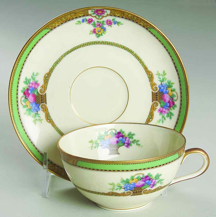 Maytime Flat Cup & Saucer Set by Black Knight-1