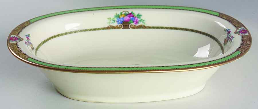 Maytime 9" Oval Vegetable Bowl by Black Knight-1