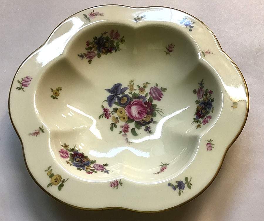 Meissen 9" Shallow Round Bowl by Black Knight-1