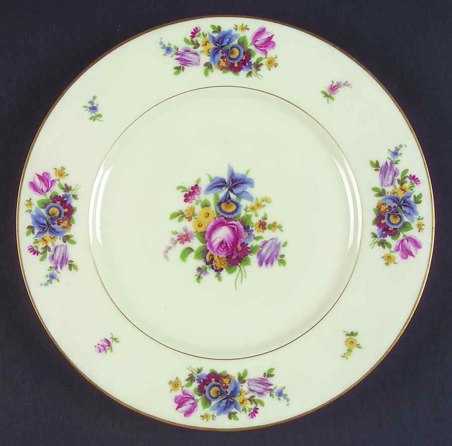 Meissen Luncheon Plate by Black Knight-1