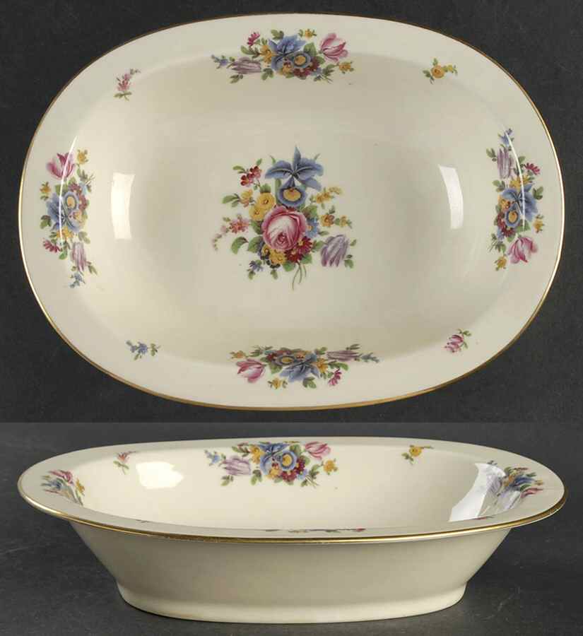 Meissen 9" Oval Vegetable Bowl by Black Knight-1