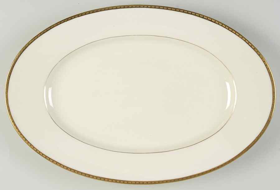 Mignon 14" Oval Serving Platter by Black Knight-1