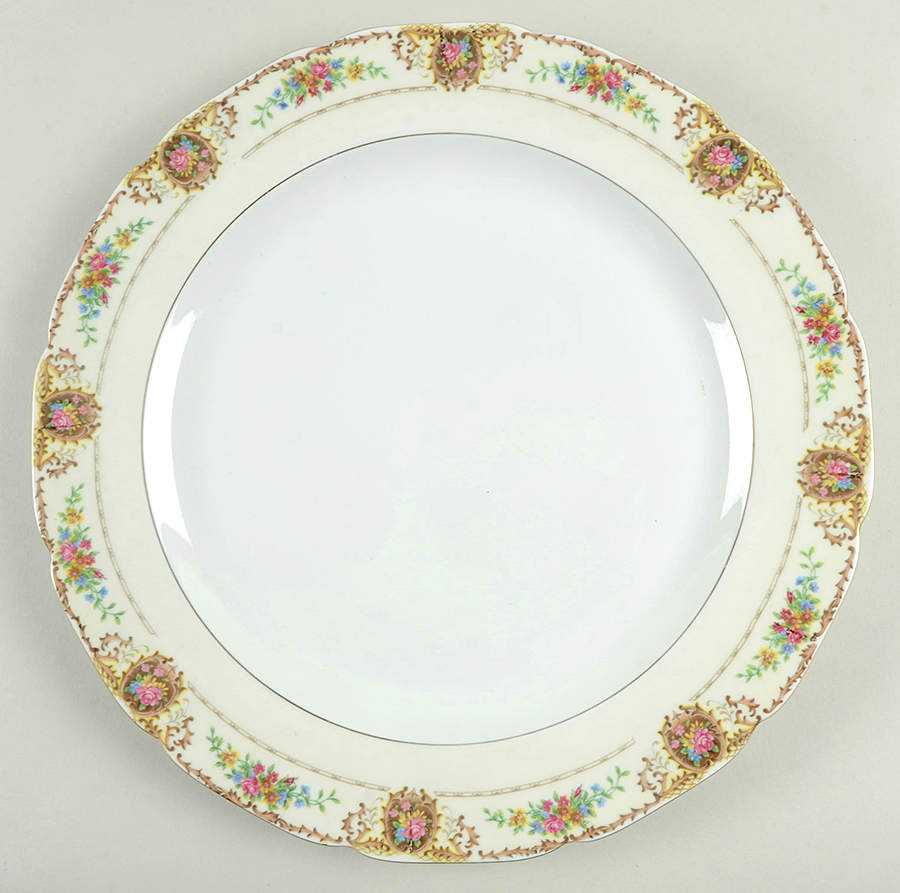 Patricia Brown 13" Chop Plate (Round Platter) by Black Knight-1
