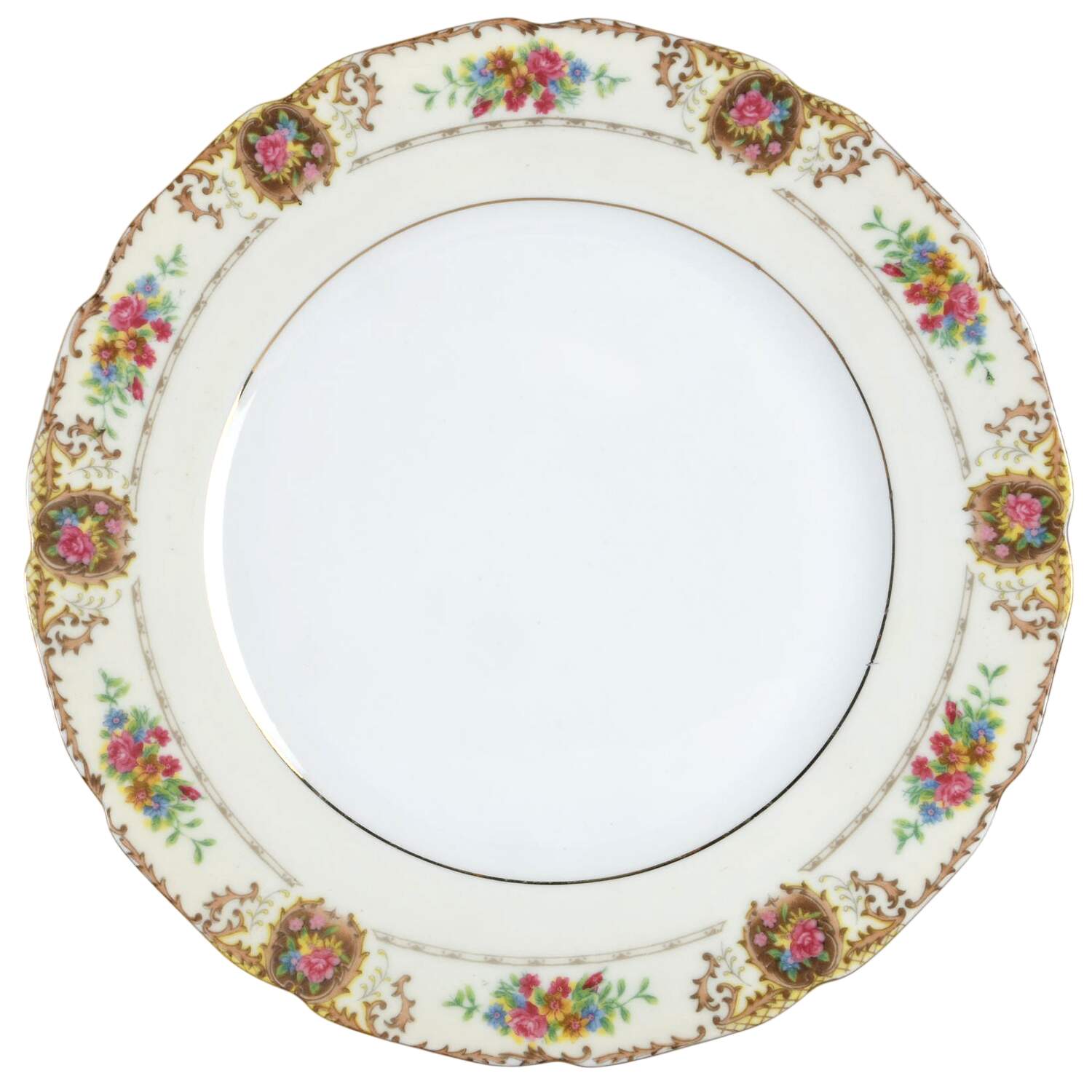 Patricia Brown Salad Plate by Black Knight-1