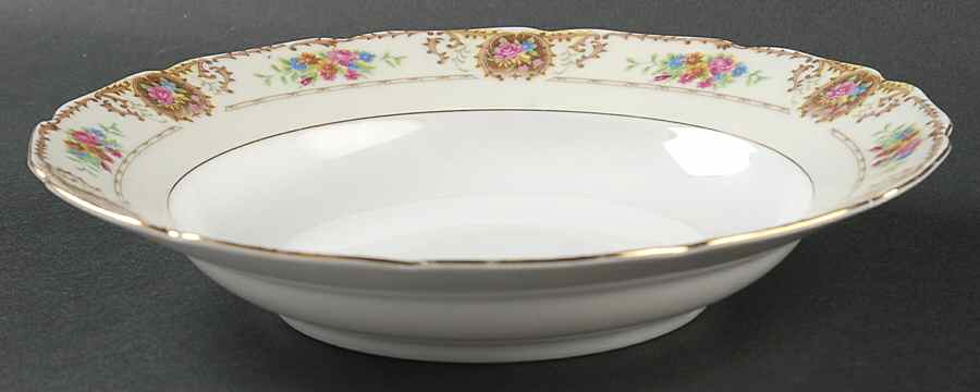 Patricia Brown Rim Soup Bowl by Black Knight-1