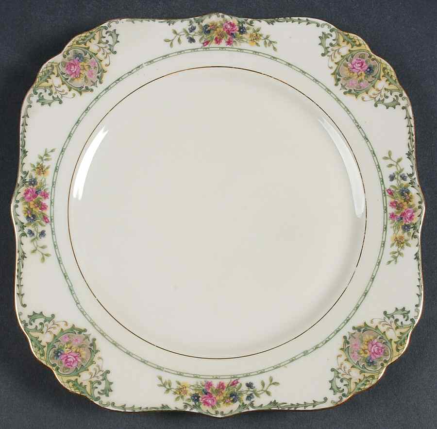 Princess Square Luncheon Plate by Black Knight-1
