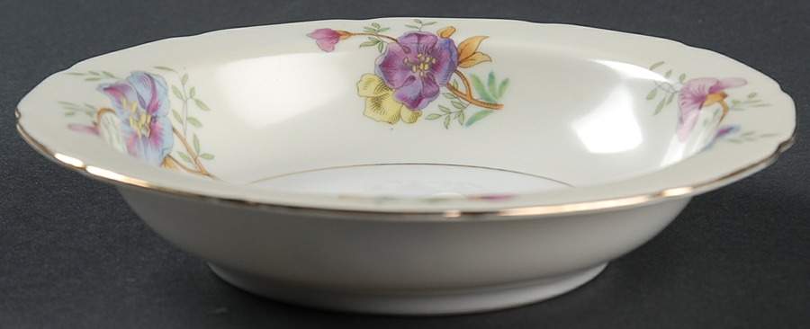 Rambler Rose Rim Cereal Bowl by Black Knight-1