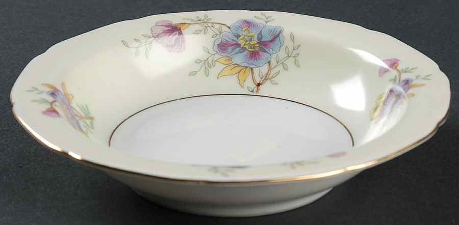Rambler Rose Fruit/Dessert (Sauce) Bowl by Black Knight-1