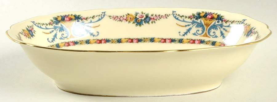 Rechere 9" Oval Vegetable Bowl by Black Knight-1