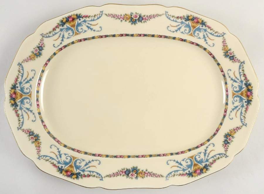 Rechere 15" Oval Serving Platter by Black Knight-1