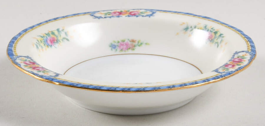 Rhoda Rhoda Blue Rim Fruit/Dessert (Sauce) Bowl by Black Knight-1