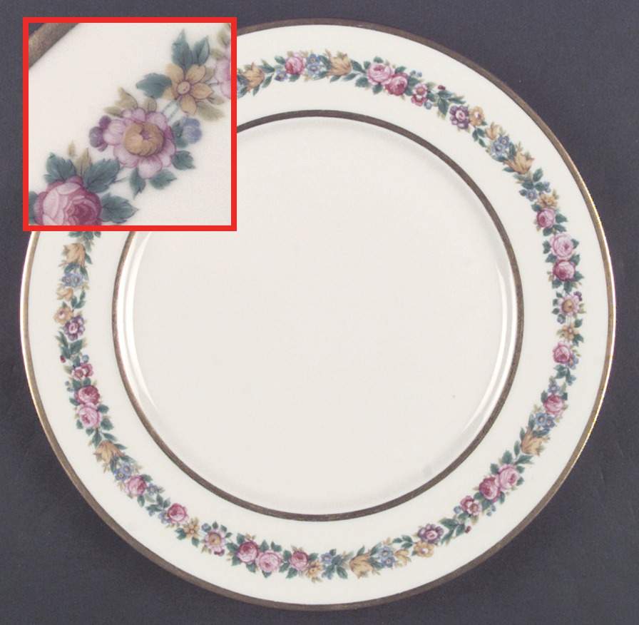Rosemarie Dinner Plate by Black Knight-1