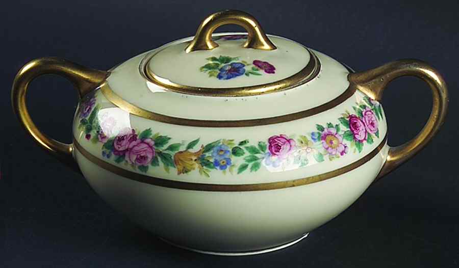 Rosemarie Sugar Bowl & Lid by Black Knight-1