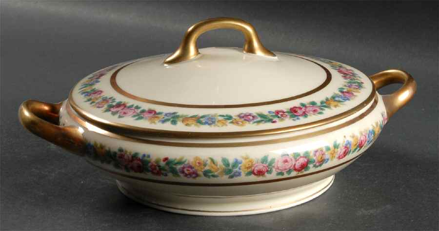 Rosemarie Round Covered Vegetable by Black Knight-1