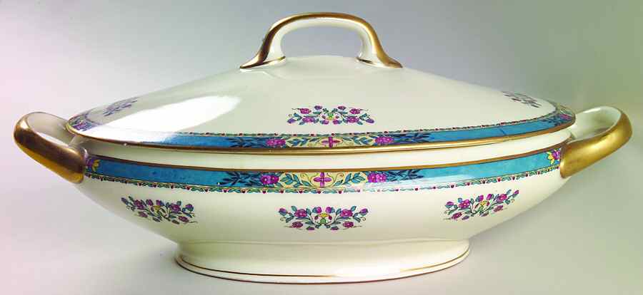 Tangiers Oval Covered Vegetable by Black Knight-1