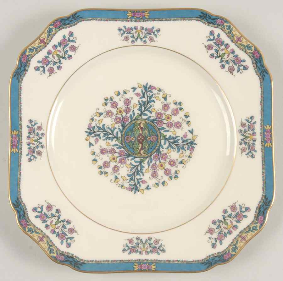 Tangiers Square Salad Plate by Black Knight-1