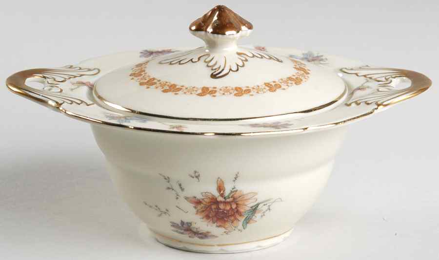 Thelma Sugar Bowl & Lid by Black Knight-1